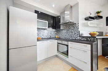 Kuchyně - Prodej bytu 2+kk v osobním vlastnictví 58 m², Praha 9 - Letňany