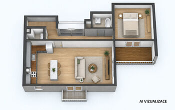 Prodej bytu 2+kk v osobním vlastnictví 66 m², Zlín