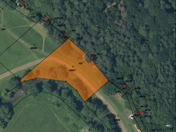 K nemovitosti přísluší 1/4 tohoto pozemku. - Prodej chaty / chalupy 60 m², Smědčice
