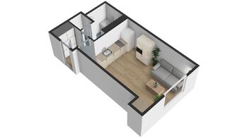 Pronájem bytu 1+kk v osobním vlastnictví 29 m², Praha 4 - Michle