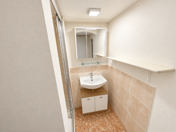 Koupelna - Prodej bytu 2+kk v osobním vlastnictví 35 m², Kralupy nad Vltavou