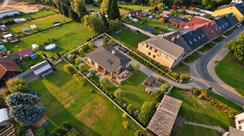 Vizulizace stavby na pozemku - Prodej pozemku 1109 m², Volary