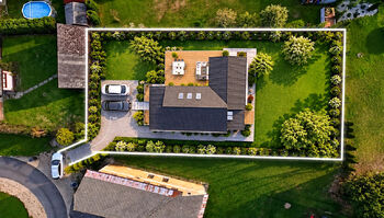 Vizulizace stavby na pozemku - Prodej pozemku 1109 m², Volary