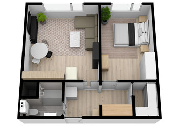 Prodej bytu 2+kk v družstevním vlastnictví 43 m², Nový Bor