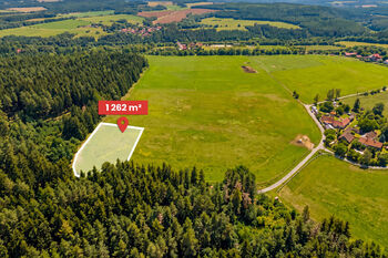 Prodej pozemku 1262 m², Albrechtice nad Vltavou