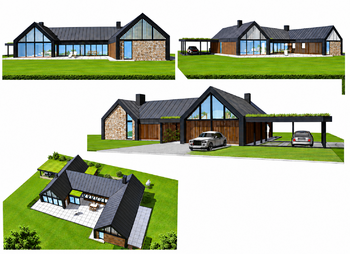 Projekt rodinného domu - Prodej pozemku 7574 m², Nevratice