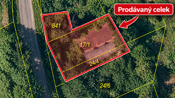 Prodej pozemku 462 m², Zádub-Závišín