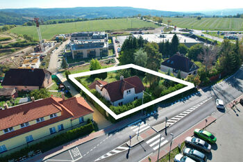letecký pohled na dům - Prodej domu 157 m², Jílové u Prahy
