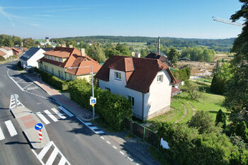 letecký pohled na dům - Prodej domu 157 m², Jílové u Prahy 
