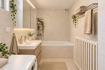 vizualizace - návrh koupelny - Prodej domu 157 m², Jílové u Prahy