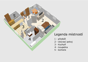 Prodej chaty / chalupy 40 m², Horní Jiřetín