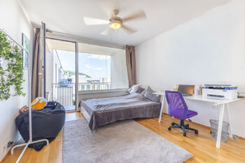 Druhá ložnice - Prodej bytu 3+kk v osobním vlastnictví 111 m², Praha 5 - Smíchov