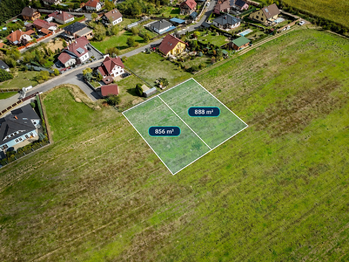 Prodej pozemku 856 m², Milín