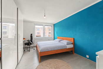 Ložnice - Prodej bytu 3+kk v osobním vlastnictví 88 m², Praha 9 - Újezd nad Lesy