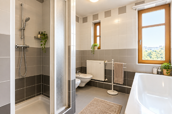 Koupelna - Pronájem bytu 4+kk v osobním vlastnictví 134 m², Praha 3 - Žižkov