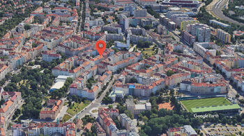 Situace - Pronájem bytu 1+kk v osobním vlastnictví 45 m², Praha 10 - Vršovice