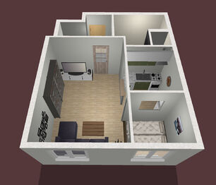 Pronájem bytu 1+kk v osobním vlastnictví 35 m², Ostrava