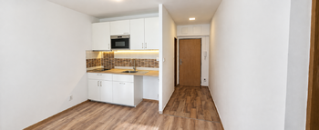 kuchyně - Prodej bytu 1+1 v osobním vlastnictví 36 m², Louny