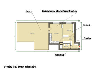 Prodej bytu 2+kk v osobním vlastnictví 47 m², Horoměřice