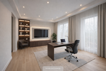 Interiér vizualizace - Prodej domu 199 m², Jílové u Prahy