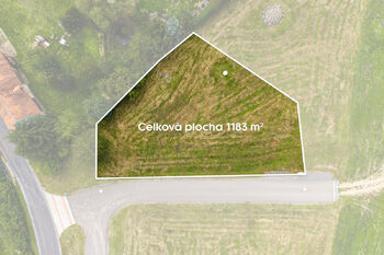 Prodej pozemku 1183 m², Obory