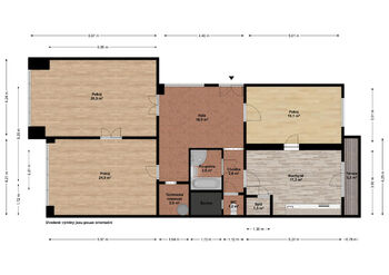 Pronájem bytu 3+1 v osobním vlastnictví 120 m², Tábor