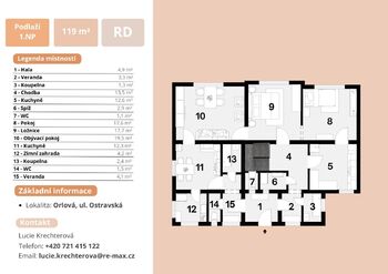 +420 721 415 122|Lucie Krechterová|lucie.krechterova@remax.cz - Prodej domu 288 m², Orlová