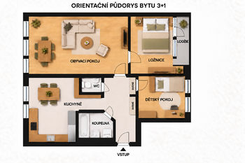 Prodej bytu 3+1 v družstevním vlastnictví 67 m², Havířov