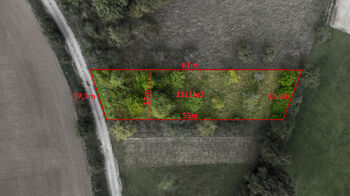 Prodej pozemku 1111 m², Prasklice