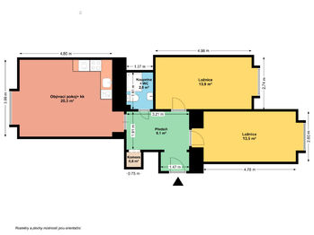Prodej bytu 3+kk v osobním vlastnictví 63 m², Praha 3 - Žižkov