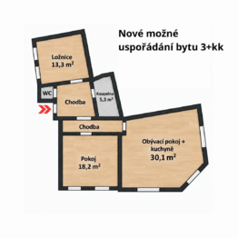 Prodej bytu 2+1 v osobním vlastnictví 80 m², Boskovice