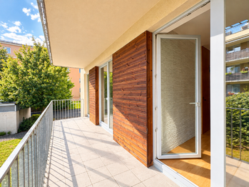 Balkon - Pronájem bytu 3+kk v osobním vlastnictví 75 m², Praha 9 - Čakovice