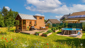 Vizualizace možného stavu - Pronájem pozemku 1443 m², Svaté Pole