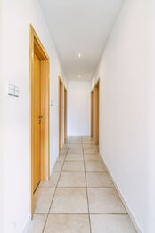 Chodba se vstupy do pokojů , koupelny a wc - Prodej domu 120 m², Háje