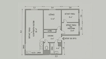 Prodej bytu 4+kk v osobním vlastnictví 72 m², Jeneč