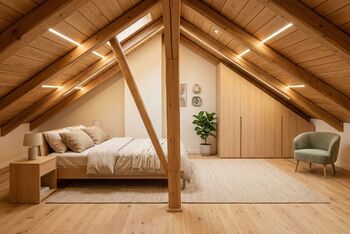 půda - vizualizace - Prodej domu 115 m², Děčín
