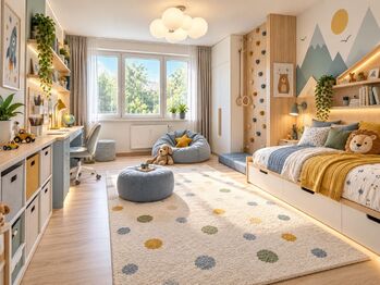 vizualizace dětský pokoj - Prodej bytu 3+1 v družstevním vlastnictví 81 m², Prachatice