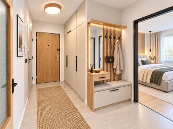 vizualizace předsíň - Prodej bytu 3+1 v družstevním vlastnictví 81 m², Prachatice