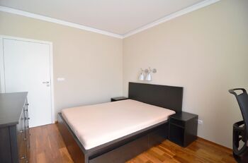 útulná ložnice - Pronájem bytu 2+kk v osobním vlastnictví 68 m², Praha 5 - Jinonice