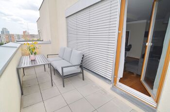 terasa  - Pronájem bytu 2+kk v osobním vlastnictví 68 m², Praha 5 - Jinonice