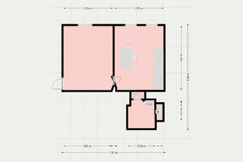 Pronájem bytu 1+1 v osobním vlastnictví 42 m², Plzeň