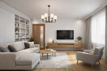 vizualizace obývací pokoj - Prodej domu 150 m², Němčice