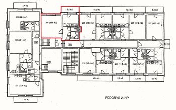 Prodej bytu 1+1 v osobním vlastnictví 40 m², Slapy