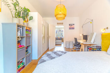 Ložnice - Pronájem bytu 2+kk v osobním vlastnictví 63 m², Praha 10 - Strašnice