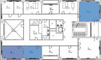 Volné místnosti v 3. NP - Pronájem kancelářských prostor 25 m², Žatec