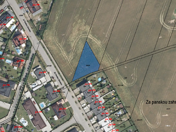 Prodej pozemku 752 m², Horoušany