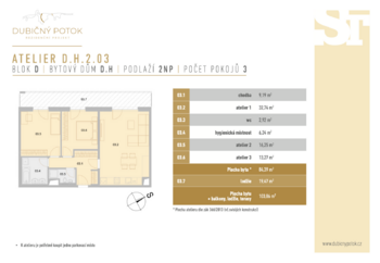 Prodej bytu 3+kk v osobním vlastnictví 84 m², České Budějovice