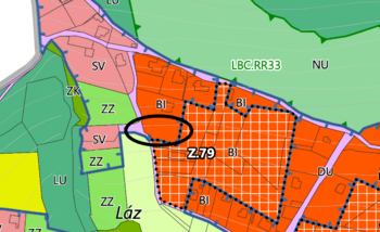 Prodej pozemku 1901 m², Rožnov pod Radhoštěm