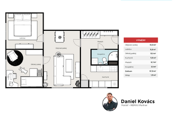 Prodej bytu 3+kk v osobním vlastnictví 57 m², Bruntál