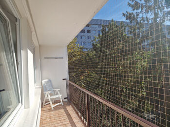 Lodžie - Pronájem bytu 1+1 v osobním vlastnictví 27 m², Praha 9 - Střížkov
